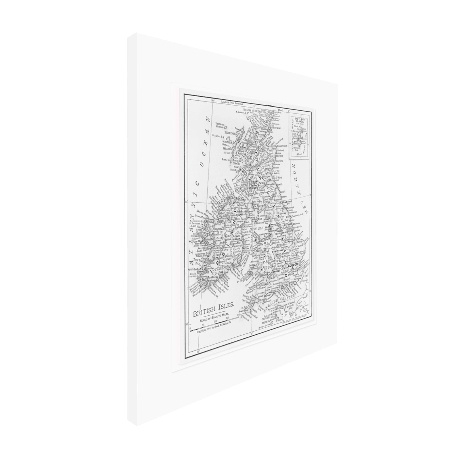 Mapa Islas Británicas